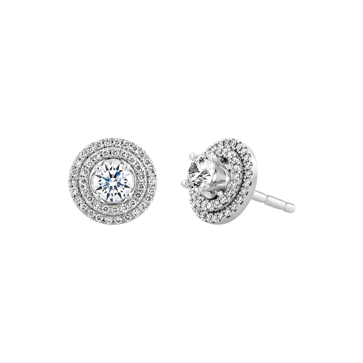 Ổ Bông kim cương tấm vàng 14K Stable N 5C