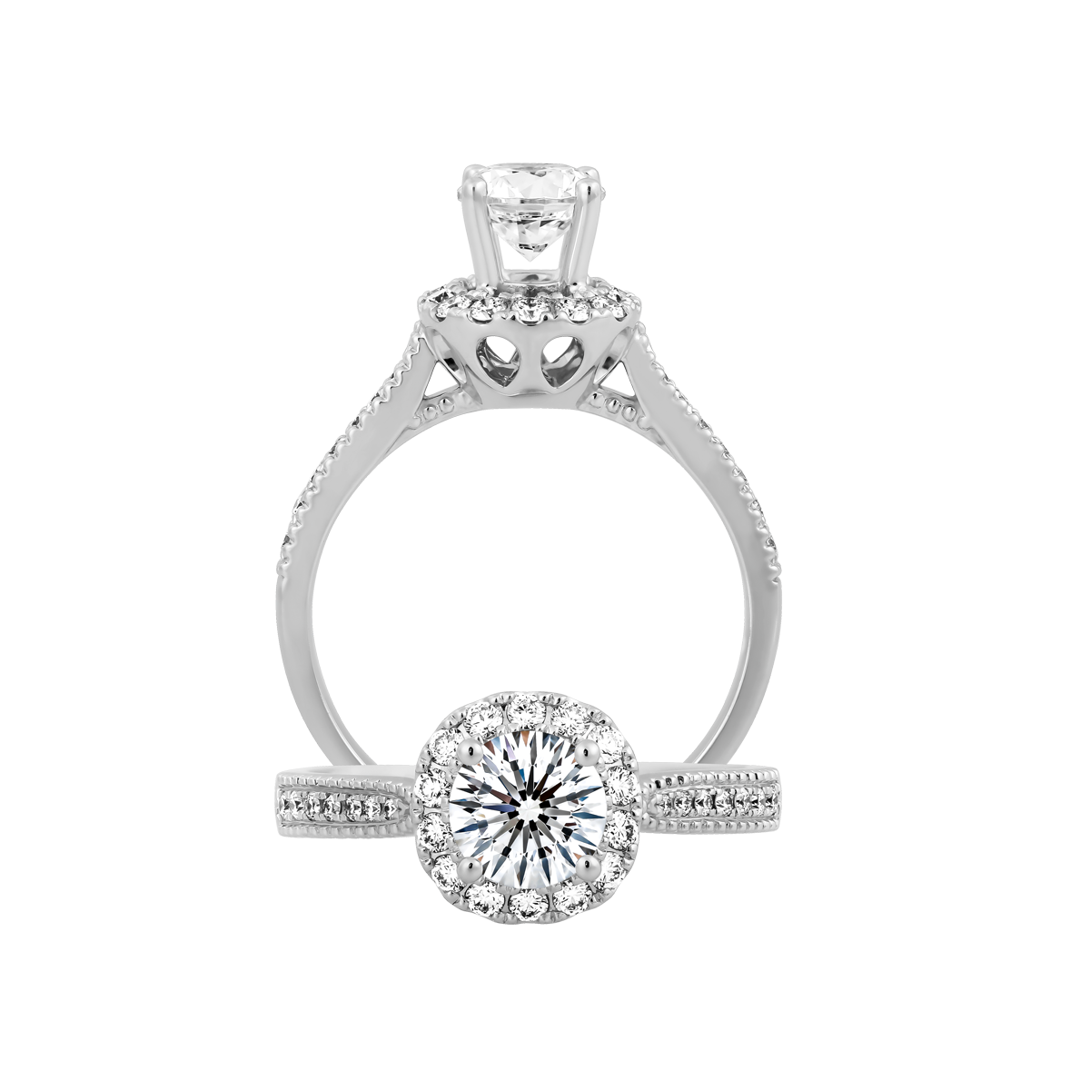 Nhẫn nữ đính đá CZ vàng 14K Favor 5C