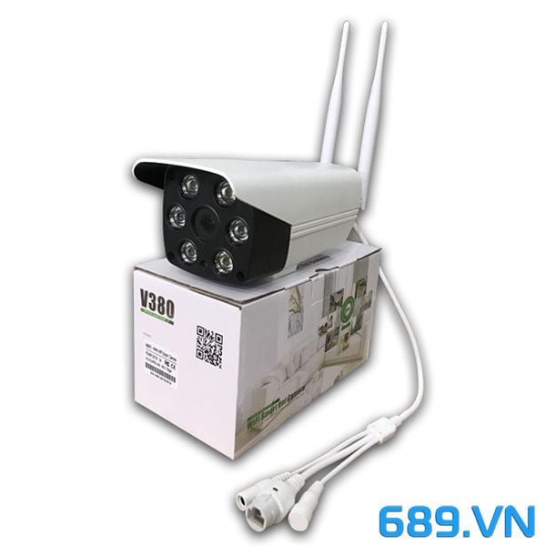 Camera IP WiFi Quan Sát Ngoài Trời V380 Pro Full HD Chống Nước Tốt