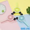 Quạt Cầm Tay Mini Funny Fan F-666 Có Đèn LED Đẹp Mắt