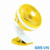 Quạt Mini Fan Kẹp Để Bàn ML F168 Sạc Pin Cao Cấp