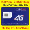 Sim 4G MobiFone 7Gb/Ngày Miễn Phí Tháng Đầu Tiên TK135