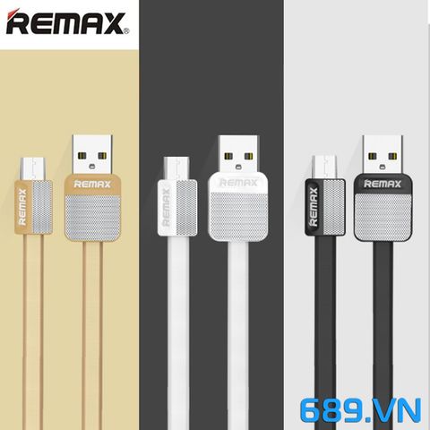 Dây Cáp Sạc Remax RC 044m Chân Sạc Micro USB Dây Dẹt Chống Rối