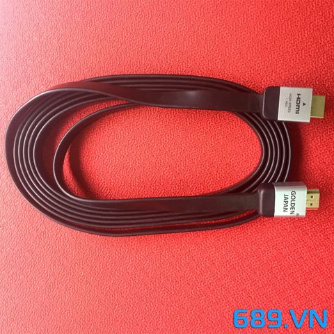 Dây HDMI Golden Japan 3m Chuẩn Hãng