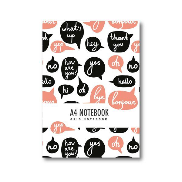Sổ tay Crabit A4 - Grid Notebook - Question 1952001