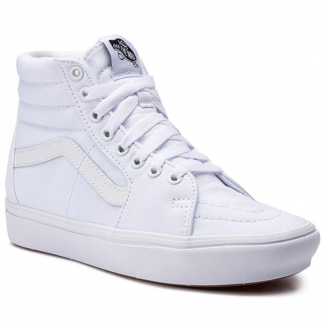 Giày Sneaker Vans Old Skool Trắng Cổ Cao