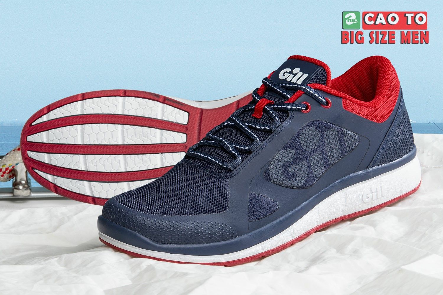 Giày Sneakers Gill Mawgan Sailing Big Size