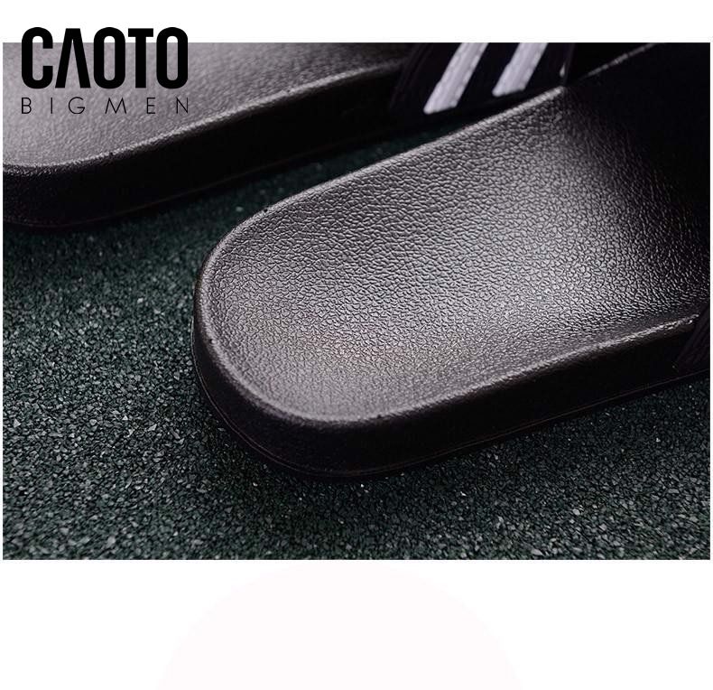 Dép Adidas trắng sọc đen