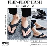  Dép Kẹp Flip-flop Đen Hami Size Lớn Big Size 