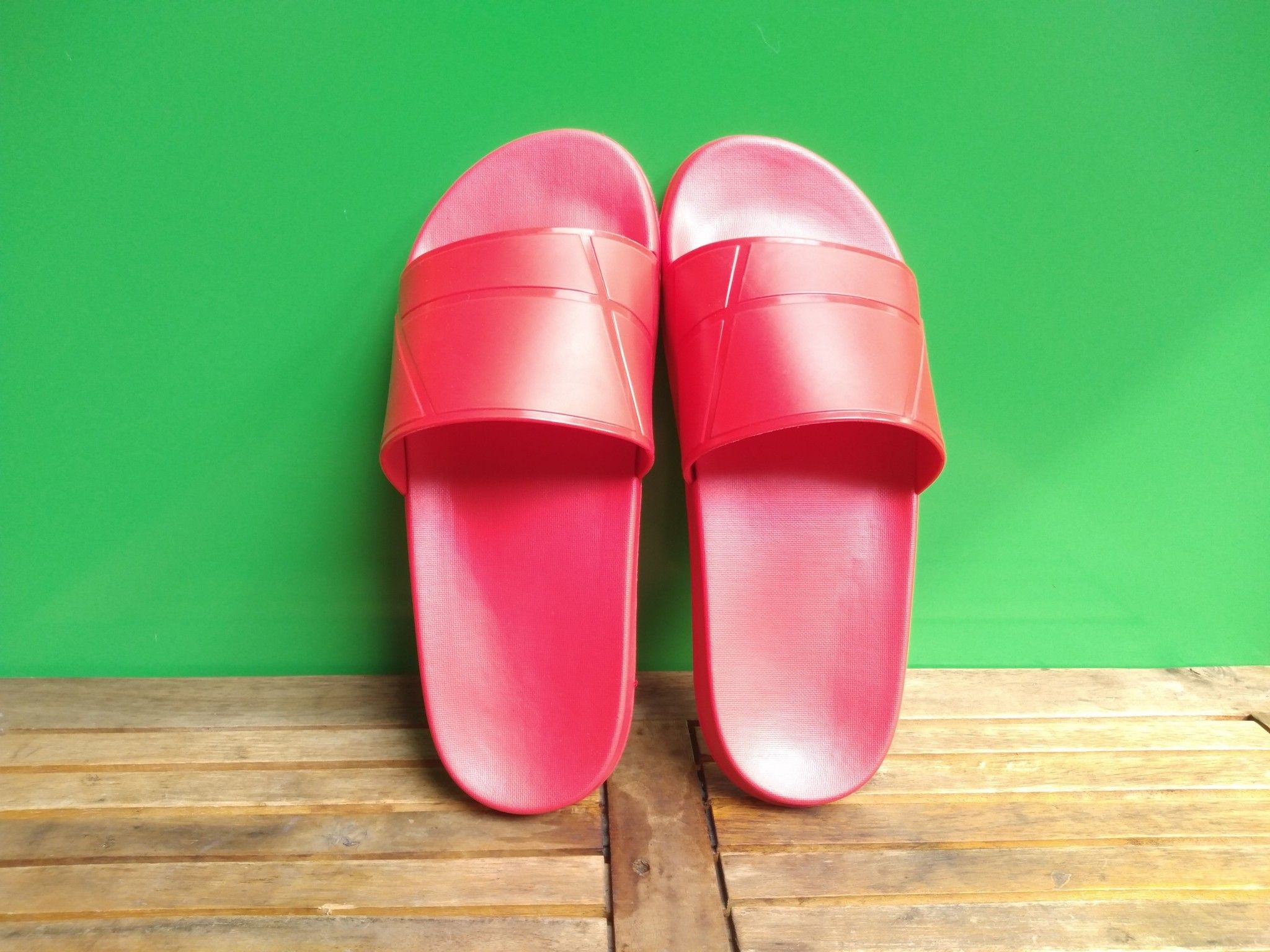 Dép Quai Ngang Slang Shoe Big Size 46 47 48 49 (Red)