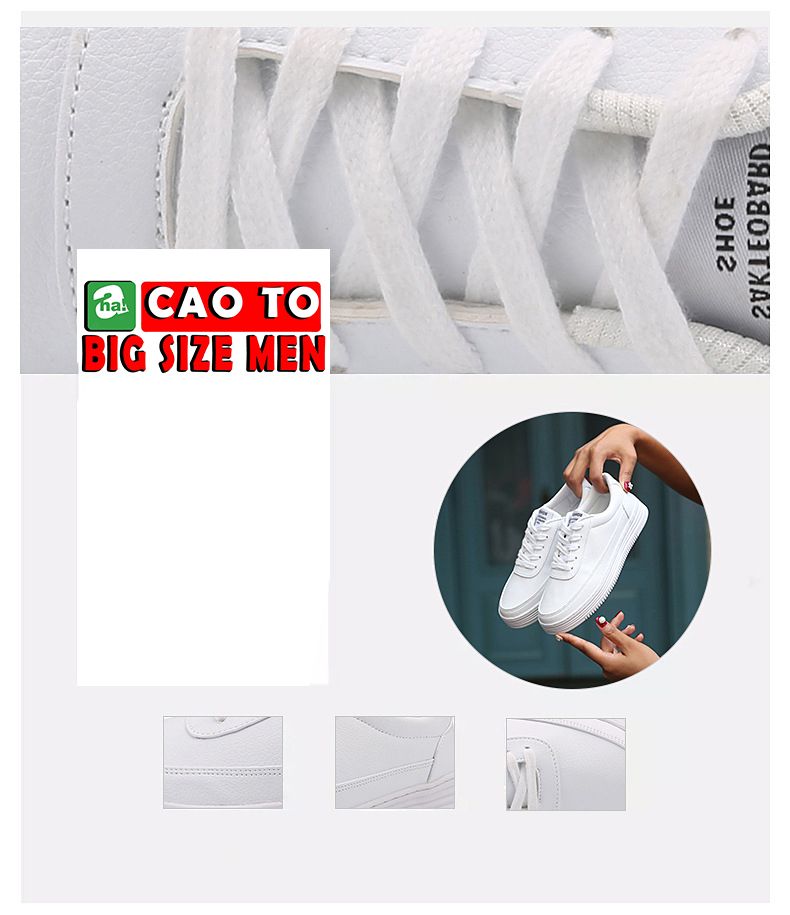 Giày Fashion Full White-Trắng Size Lớn