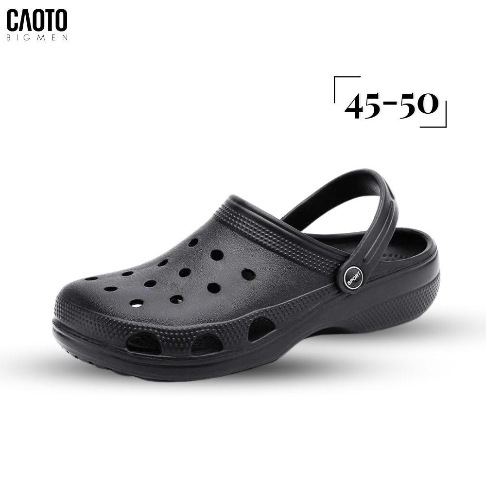 Dép Bít Mũi Cross Black Chống Trượt Big Size 45-48