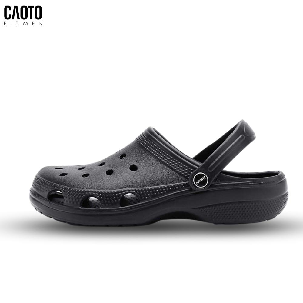 Dép Bít Mũi Cross Black Chống Trượt Big Size 45-48