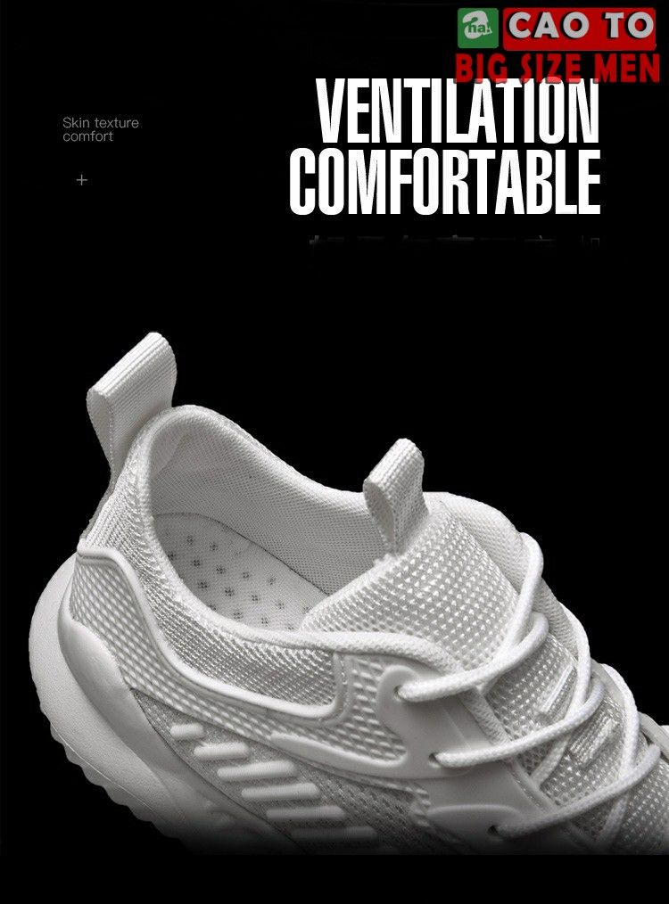 Giày Sneaker Sport Flight Màu Trắng Big Size