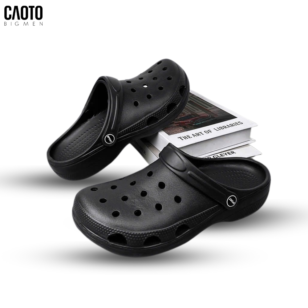 Dép Bít Mũi Cross Black Chống Trượt Big Size 45-48