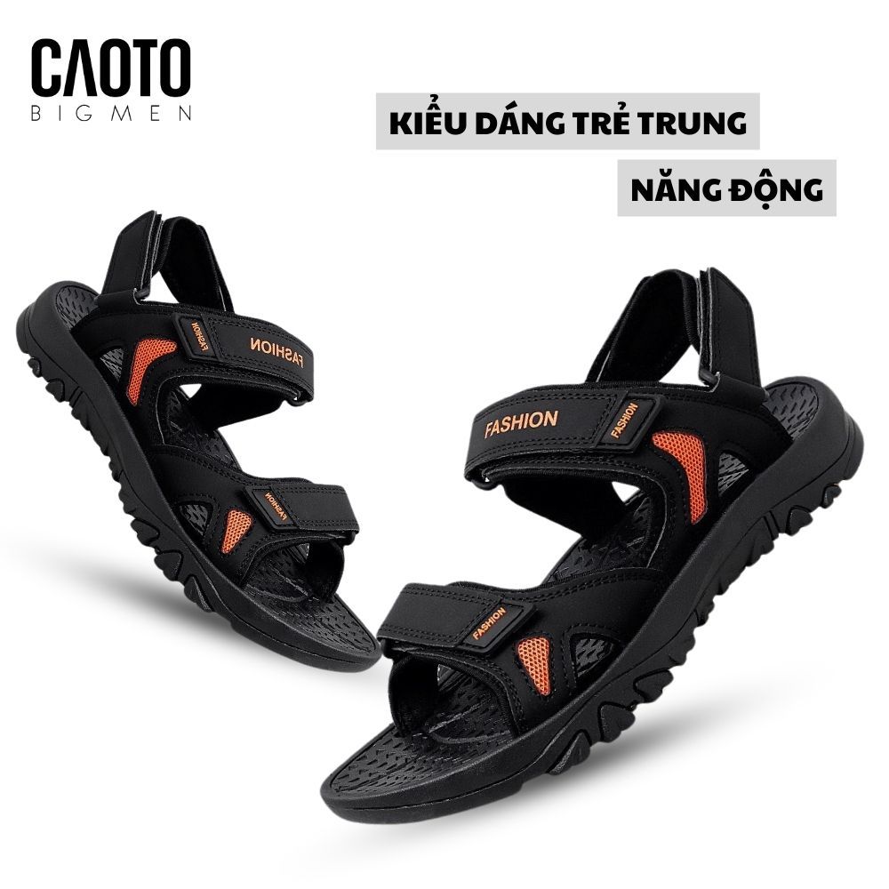Sandal Kino Đen Big Size - Quai hậu có thể tháo rời thành dép