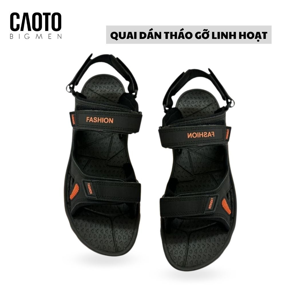 Sandal Kino Đen Big Size - Quai hậu có thể tháo rời thành dép