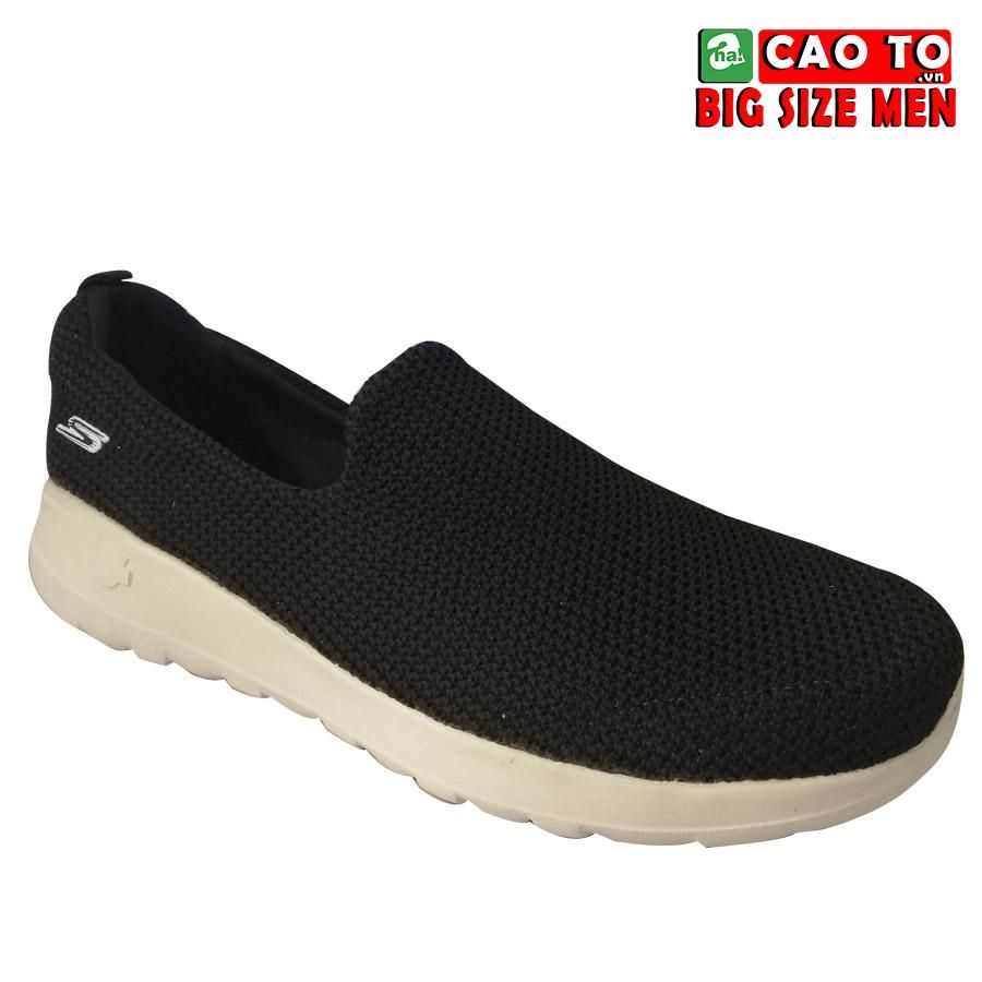 Giày lười Skecher Đen Đế Trắng