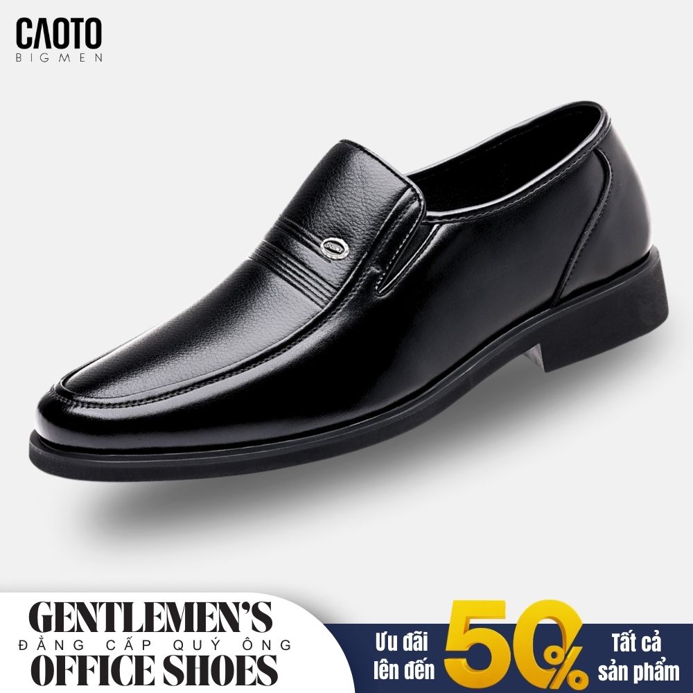 Giày Tây Xỏ Nam Wedoe Chất Liệu Da Cao Cấp Big Size