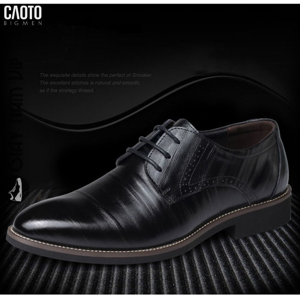 Giày Tây Black Moss Bigsize Shoes