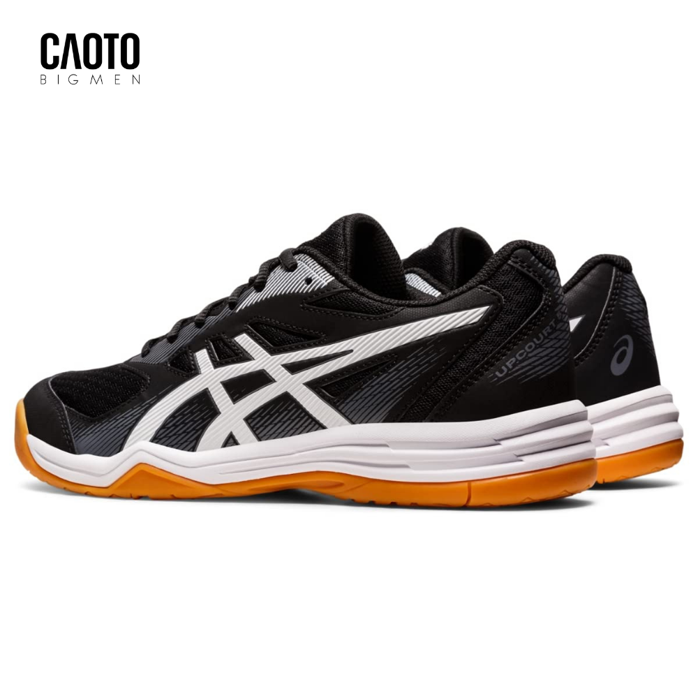  Giày Thể Thao Asics Upcourt 5 Black White Big Size 