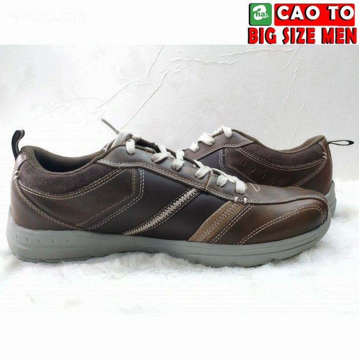 Giày Skecher Da Brown bigsize
