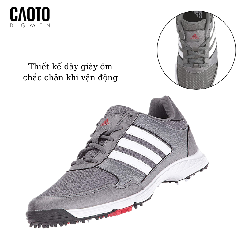 Giày Thể Thao Men's Tech Response Golf Shoes Màu Xám Big Size