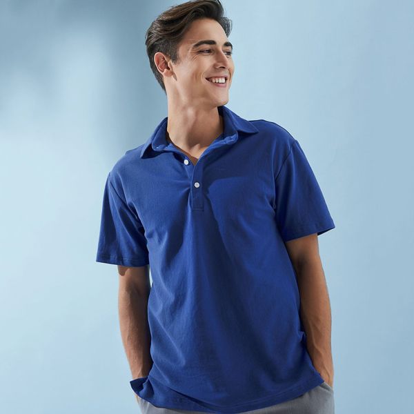 Áo Polo Xanh Biển Nam Tính Năng Động Big Size
