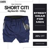  QUẦN SHORT XANH ĐẬM NAVY CITI MATE THỂ THAO  BIG SIZE 