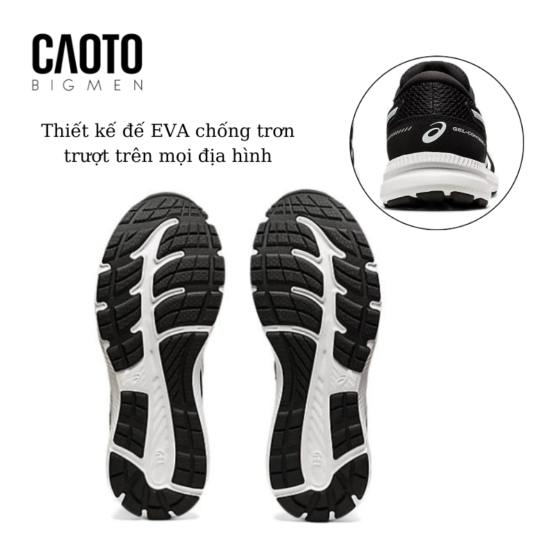  Giày Thể  Thao Asics Gel-Contend 7 chạy bộ trắng đen Big Size 