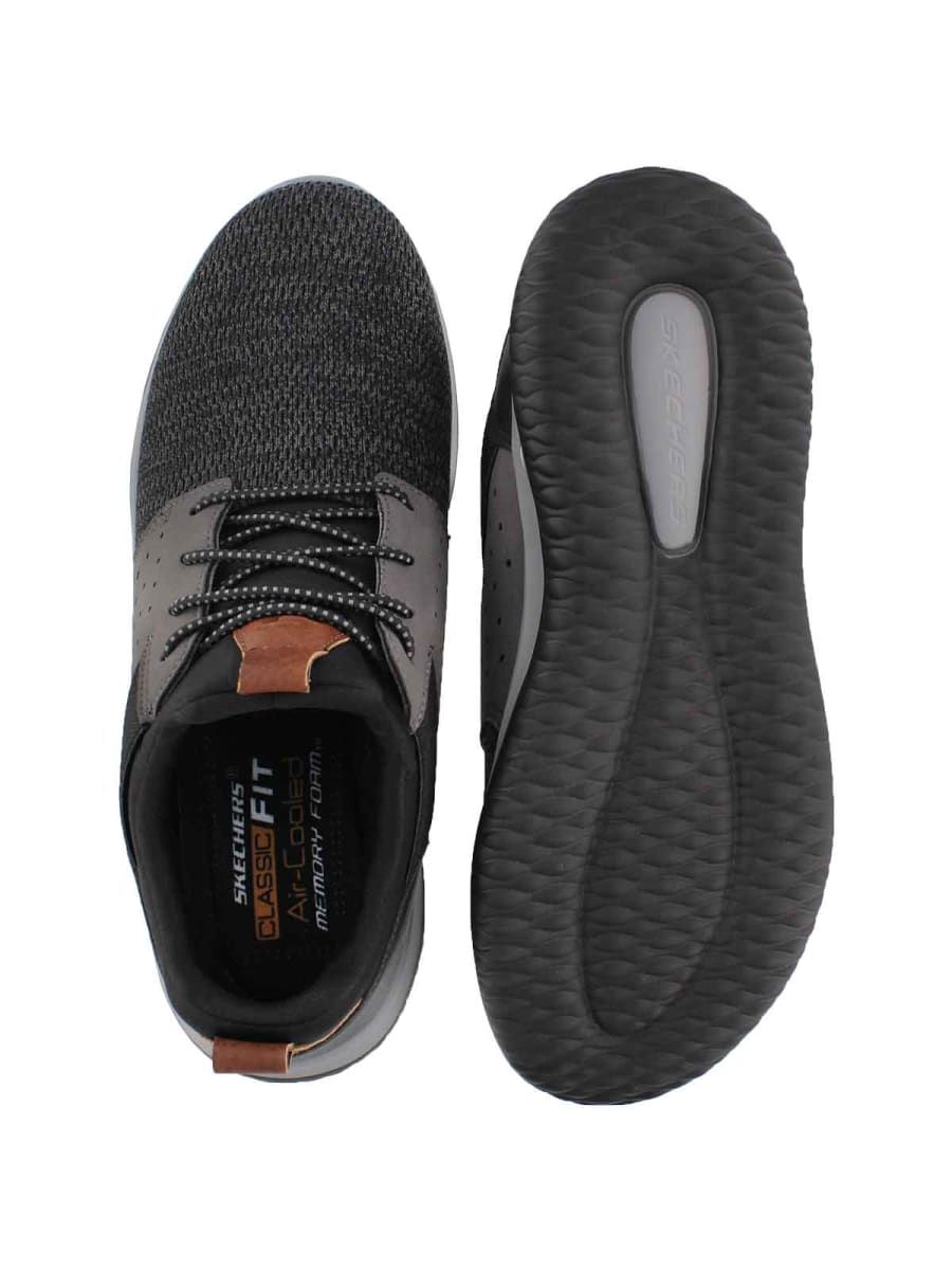 Giày Skechers Delson Màu Đen Big Size 45 46 47 48 49