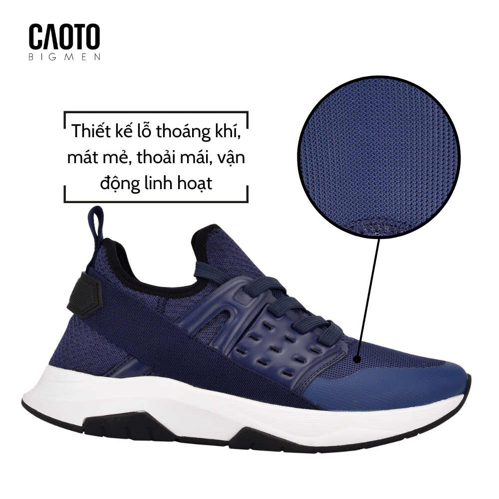 (SALE OFF) Giày Thể Thao Justin Chạy Bộ Màu Xanh Navy Big Size Men
