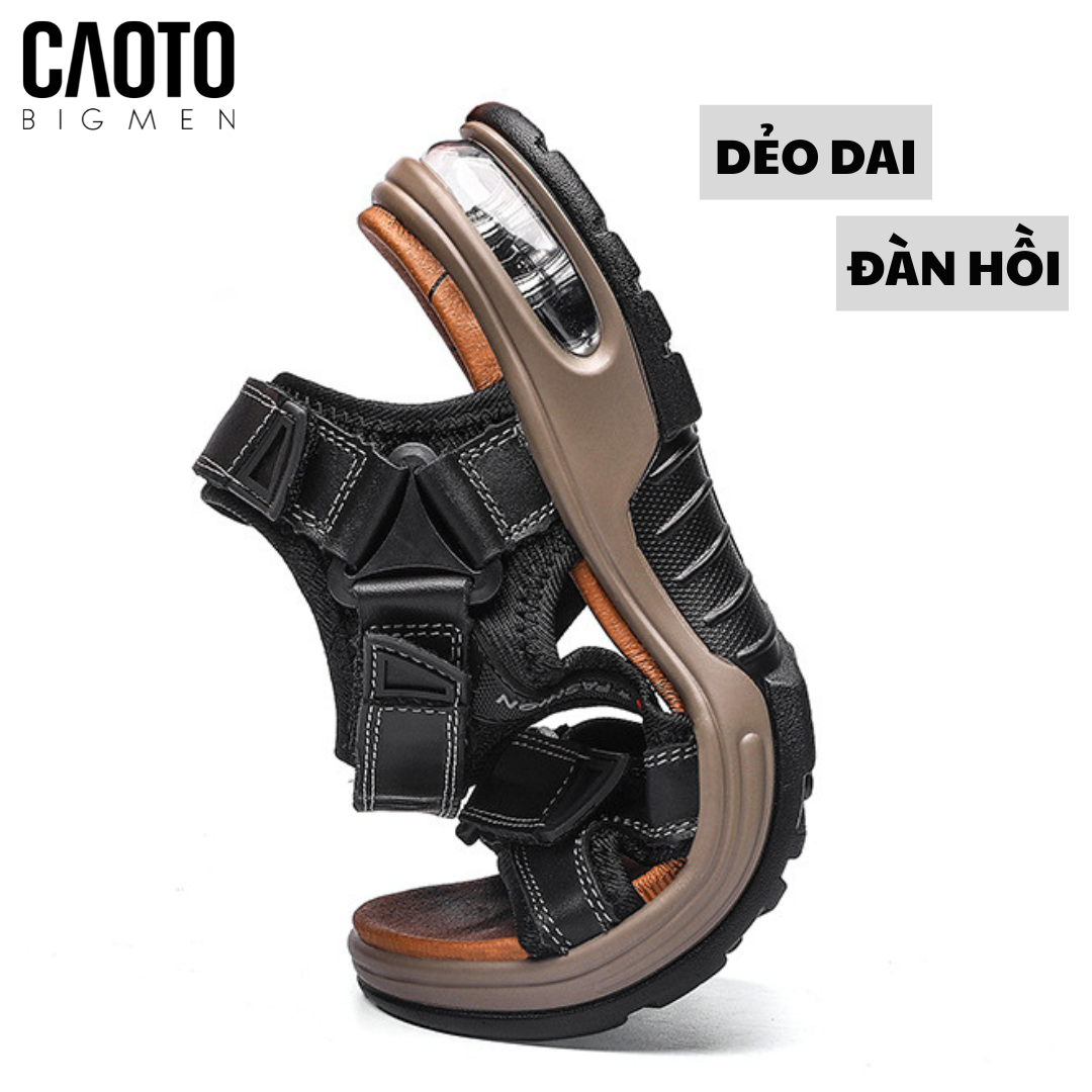Sandal Dura Black-Brown Fashion Big Size Men