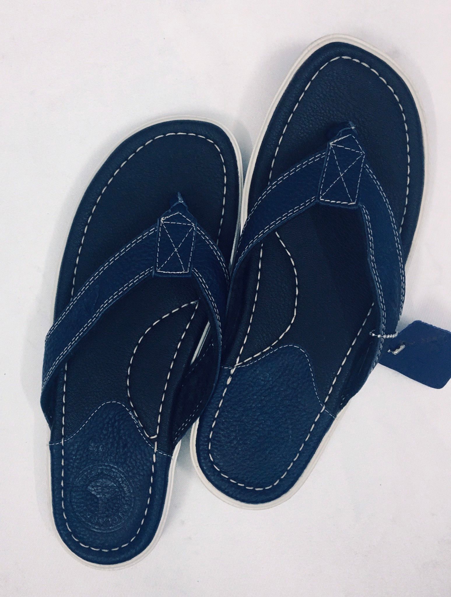 Dép Kẹp Clarks Màu Xanh Jean Big Size