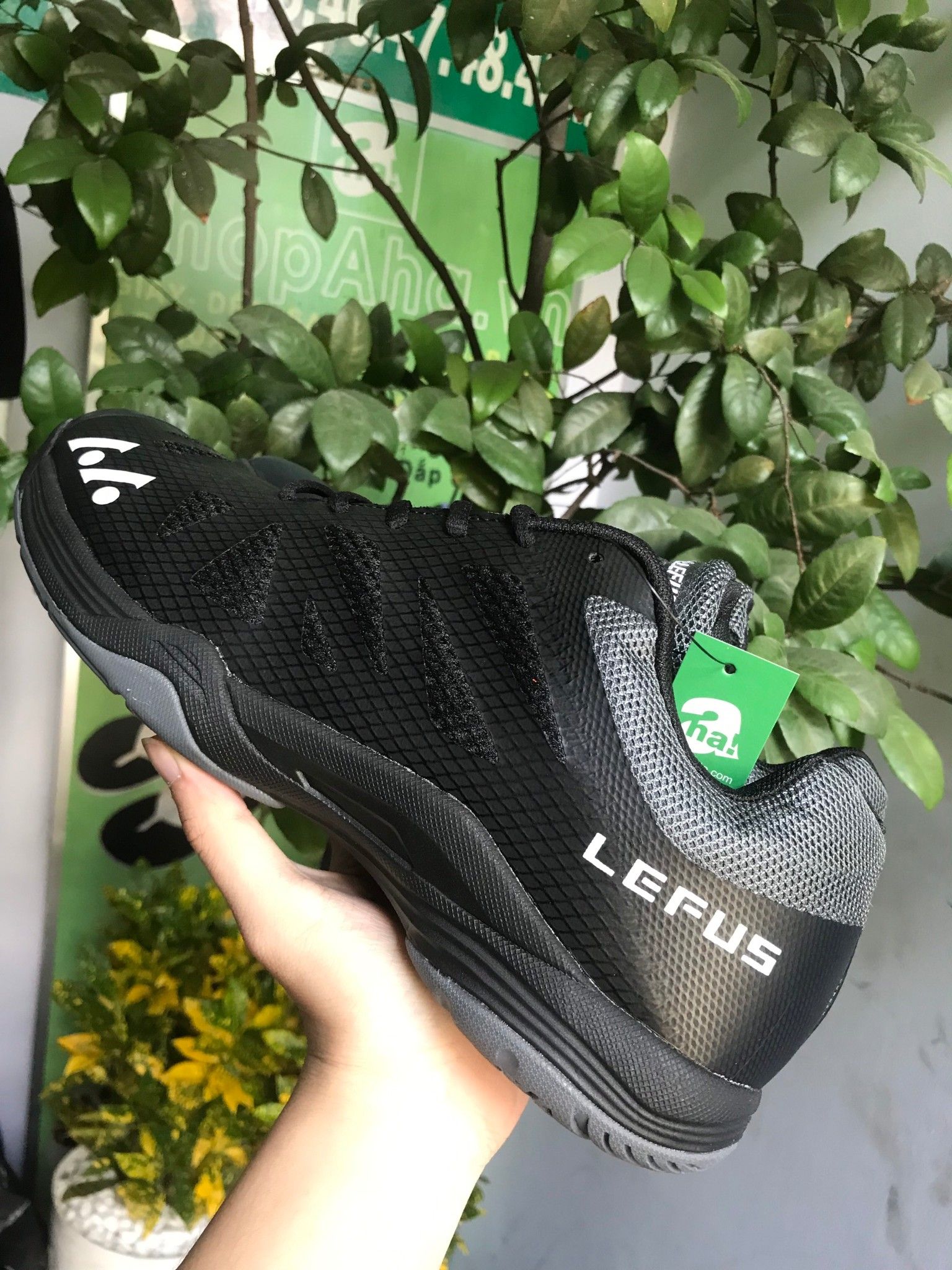 Giày Cầu Lông Đen LEF Big Size 40,41,42,43,44,45