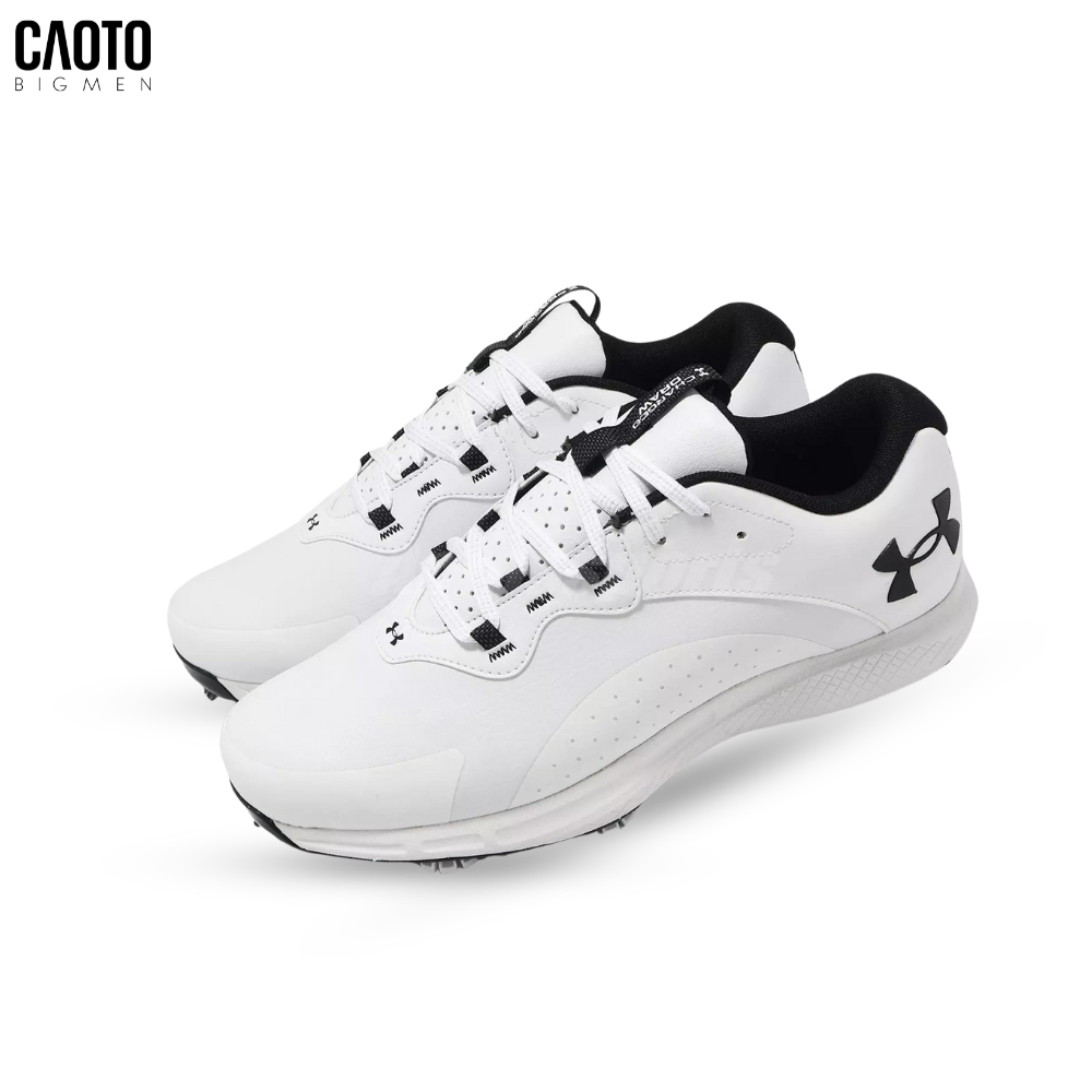 Giày Golf Under Armour CHARGED DRAW 2 WIDE white Big Size