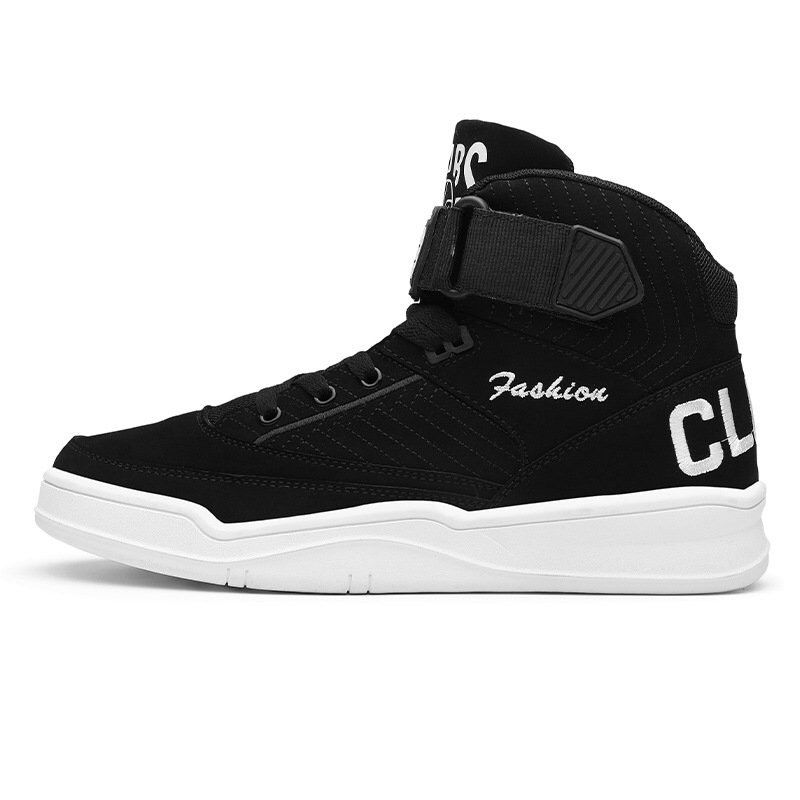 Giày Sneaker Cao Cổ CLUBS Thirty-Three Màu Đen Big Size