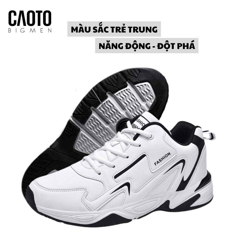 Giày Sneaker Dovi Trắng Big Size 45 - 48