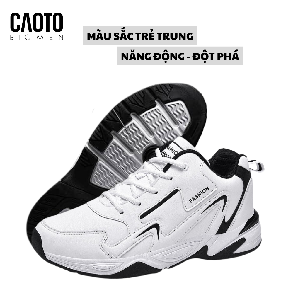  Giày Sneaker Dovi Trắng Big Size 45 - 48 