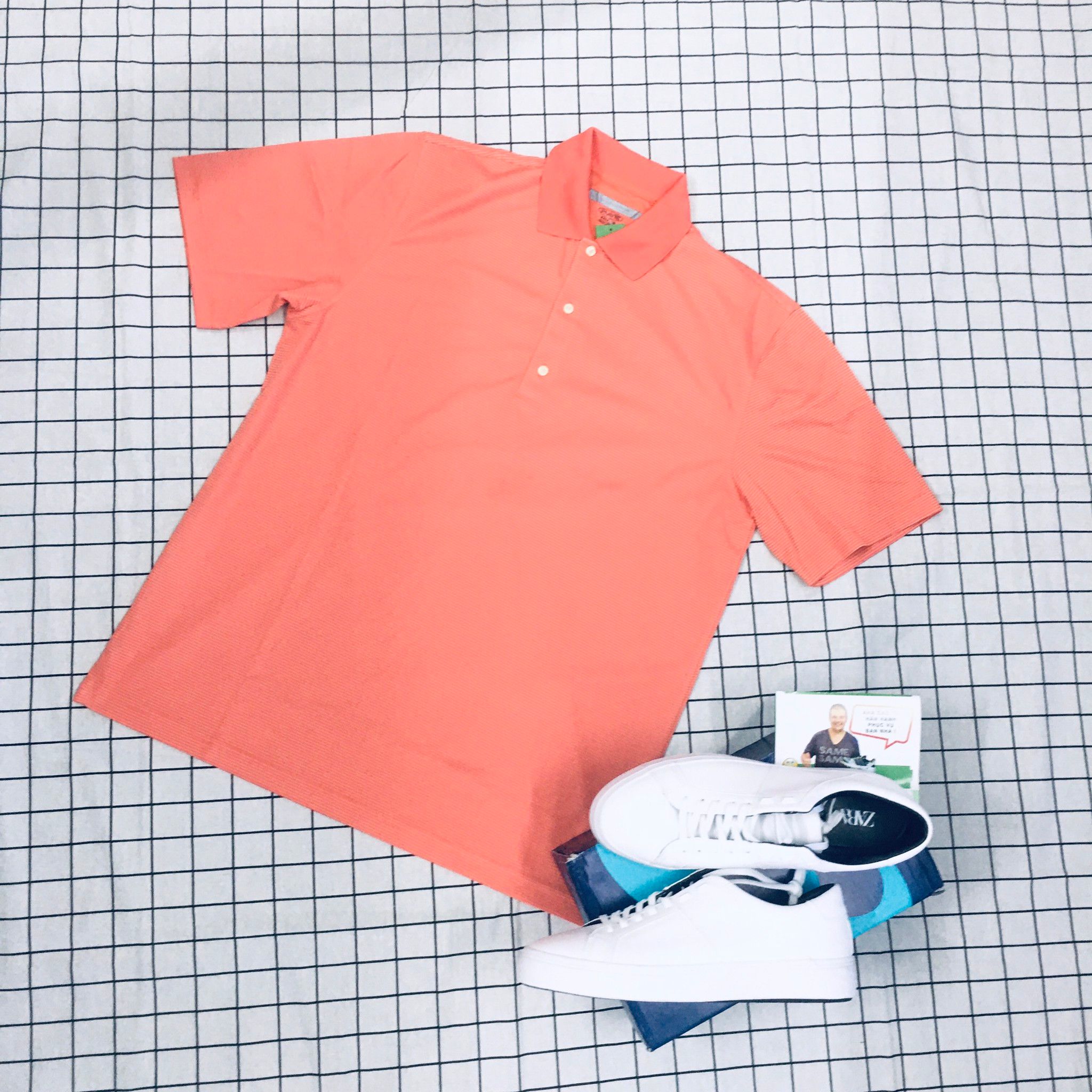 Áo Polo Cao Cấp Màu Hồng Big Size Men