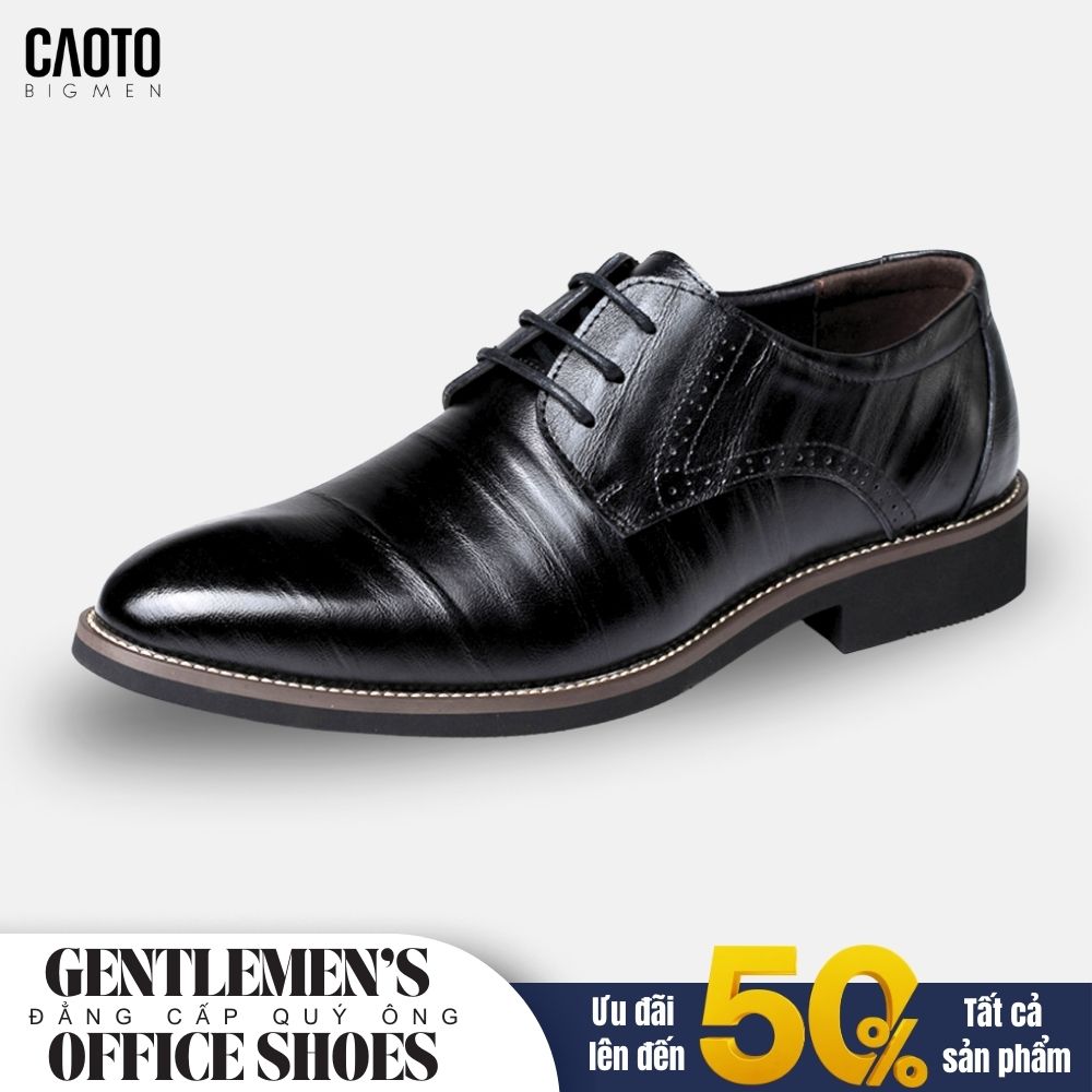 Giày Tây Black Moss Bigsize Shoes