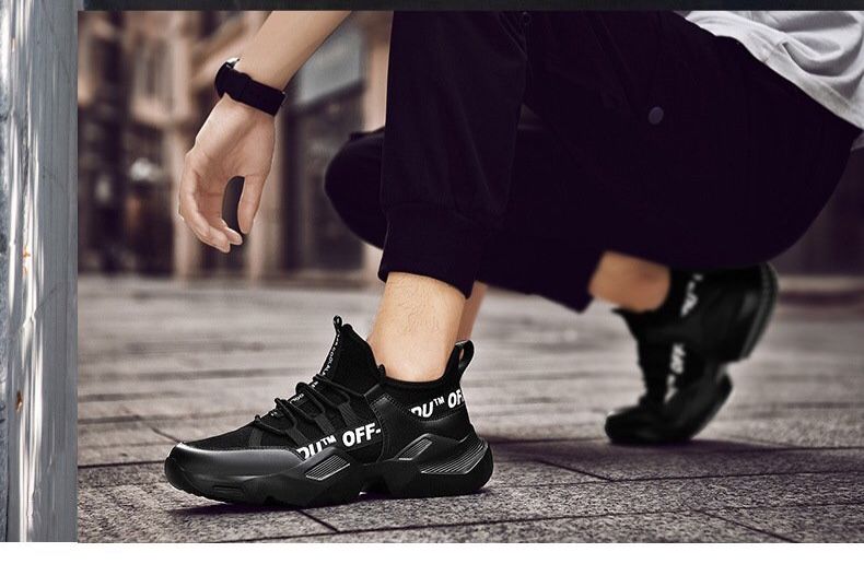 Giày Sneaker OFF TM Màu Đen Big Size 45-46-47-48