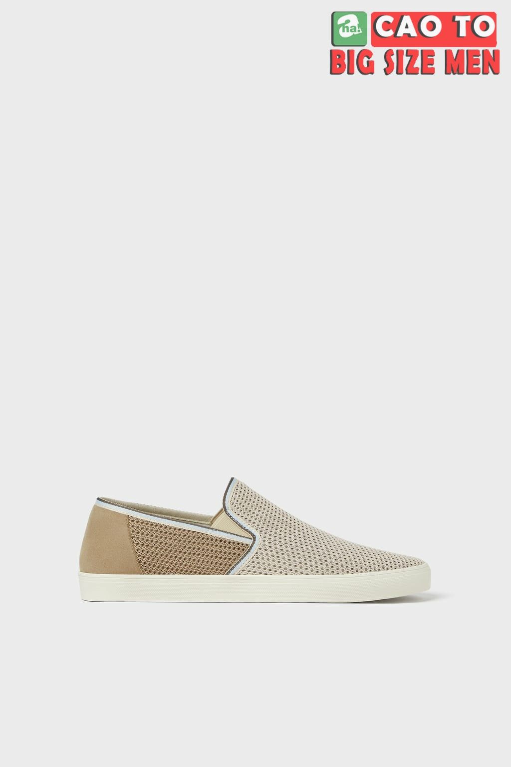 Giày Lười Zara White Big Size