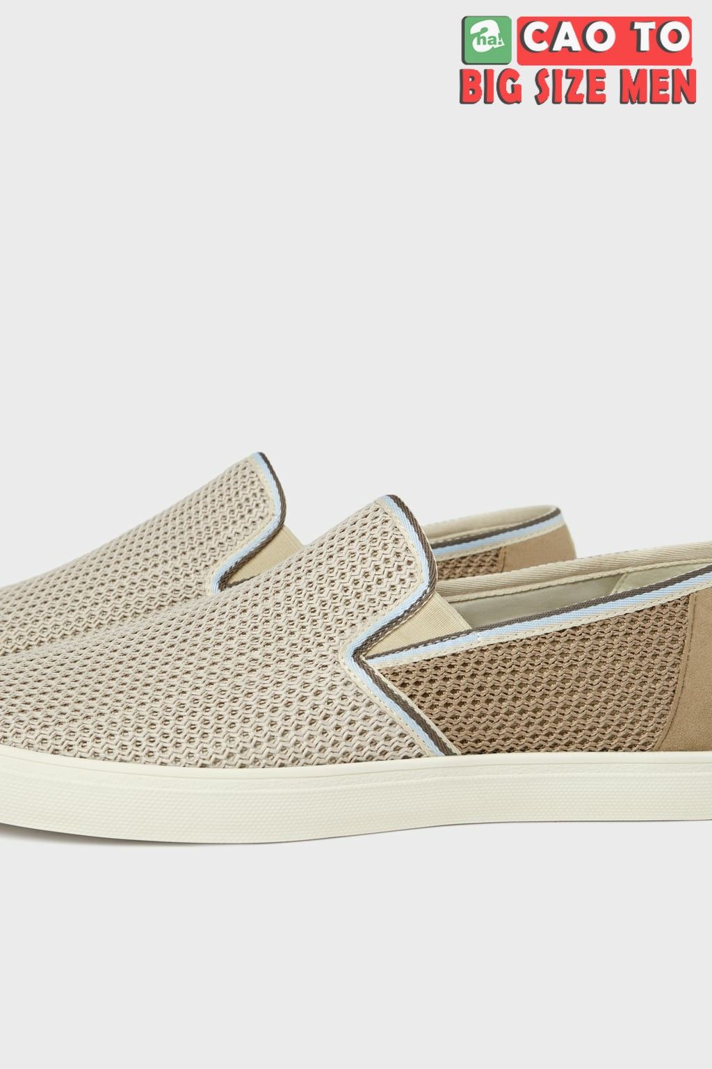 Giày Lười Zara White Big Size