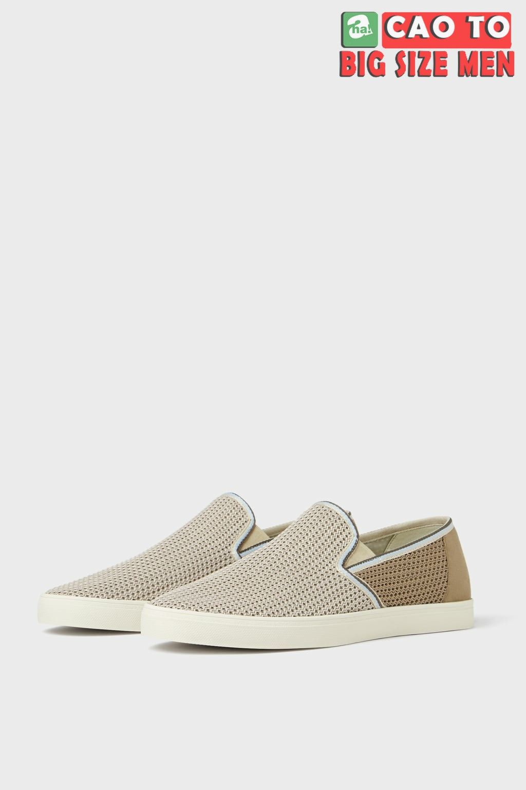 Giày Lười Zara White Big Size