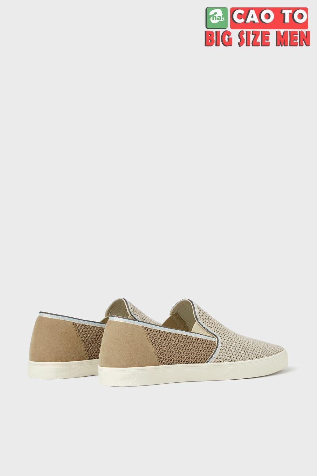 Giày Lười Zara White Big Size
