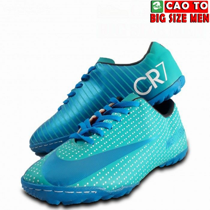 GIÀY ĐÁ BANH CỎ NHÂN TẠO BIG SIZE XANH DƯƠNG CR7
