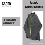  Áo Khoác SuperDry Windtrekker Xám Xước Size Lớn XXXL 