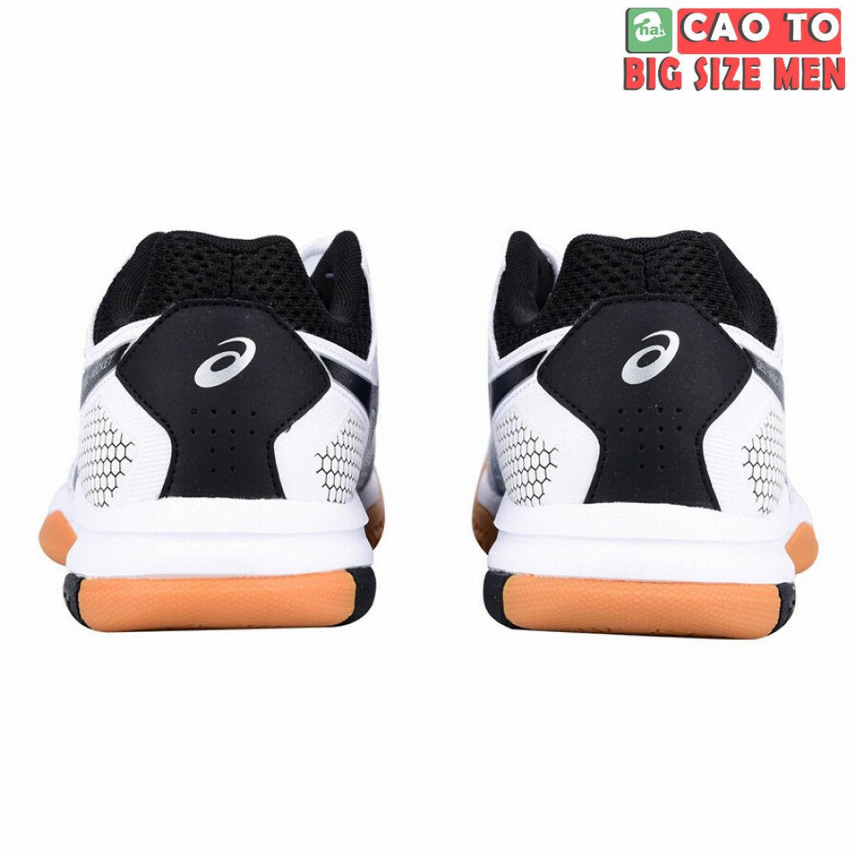 Giày tennis Asics Gel Rocket 8 White Bigsize