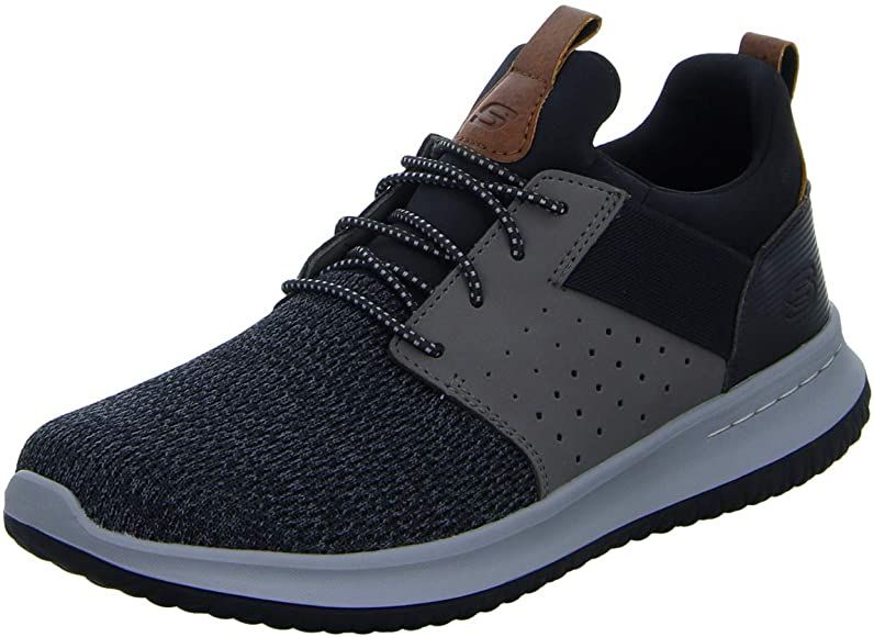 Giày Skechers Delson Màu Đen Big Size 45 46 47 48 49